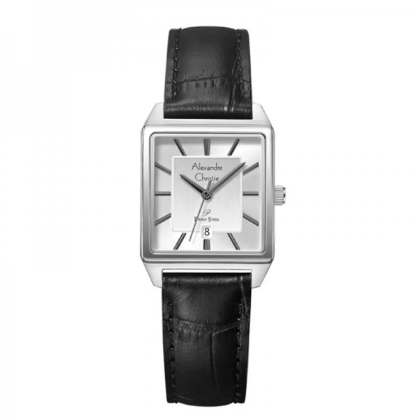 Alexandre Christie AC 1038 Silver White Lady Leather LDLSSSL